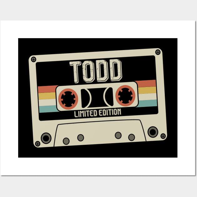 Todd - Limited Edition - Vintage Style Wall Art by Debbie Art